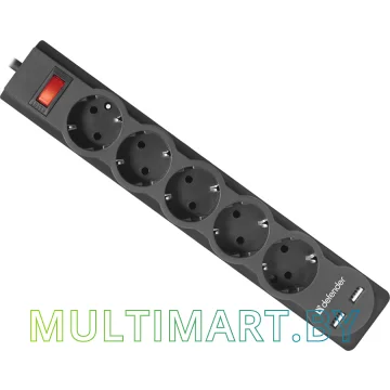 Удлинитель Defender DFS 755 (99755)